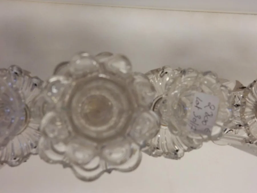 Pair of Baccarat Candlesticks With 2 Branches