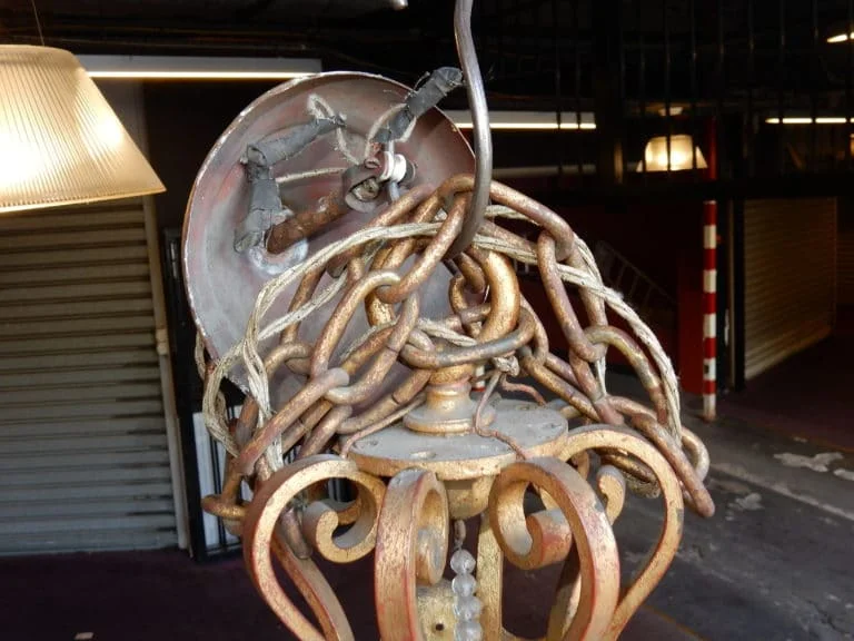 1950′ Lustre Style Médiéval Style Maison Jansen
