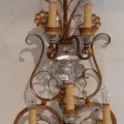 1970′ Applique Style Maison Baguès Ou Banci 5 Lampes