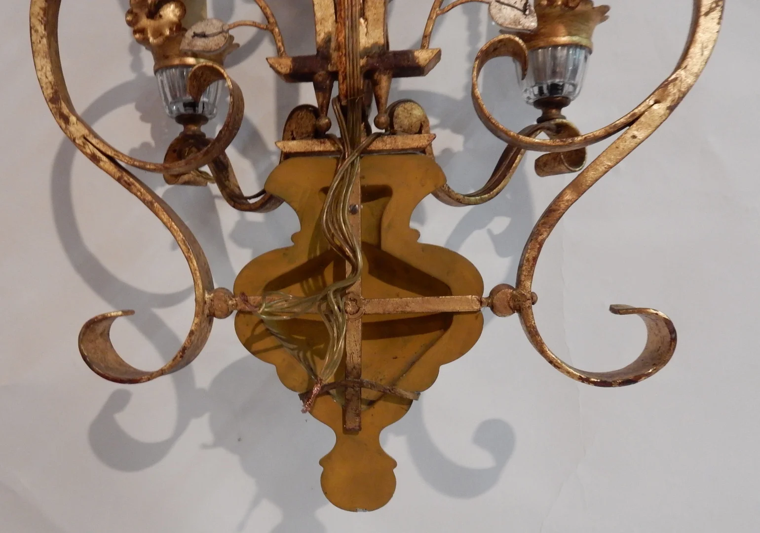 1970′ Maison Baguès Or Banci Style Wall Lamp 5 Lamps