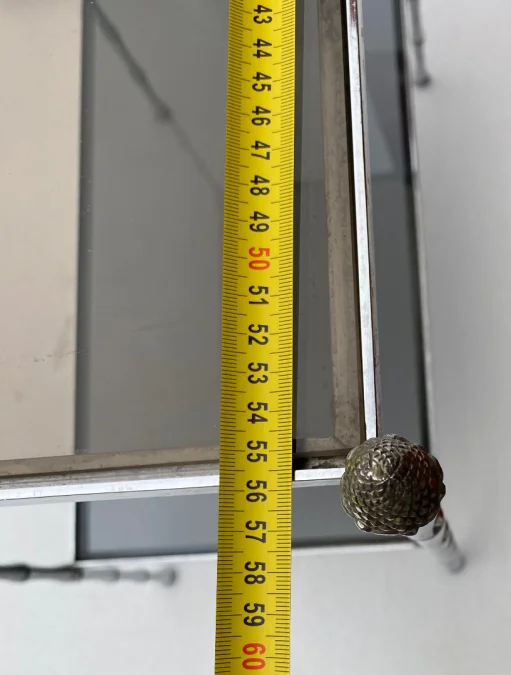 1950/70′ Rectangular Sofa End Maison Bagués Silver Brass