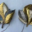 1970′ Paire d’ Appliques En Laiton Argenté Et Patiné Fernandez Ou Isabelle Faure Ou Duval Brasseur