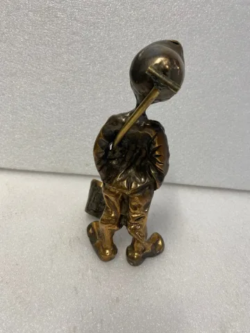 1970/80 ‘Le Fondeur’ En Bronze , Sculpture Signée LOHE