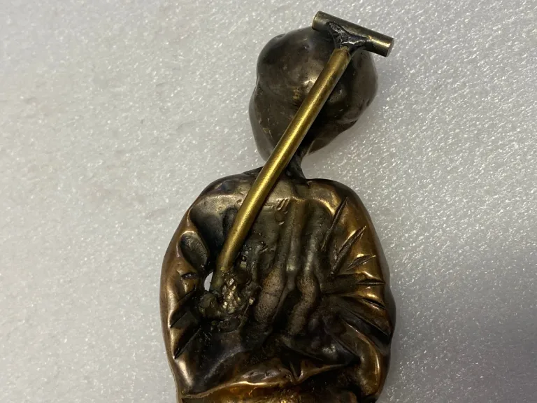 1970/80 ‘Le Fondeur’ In Bronze, Sculpture Signed LOHE