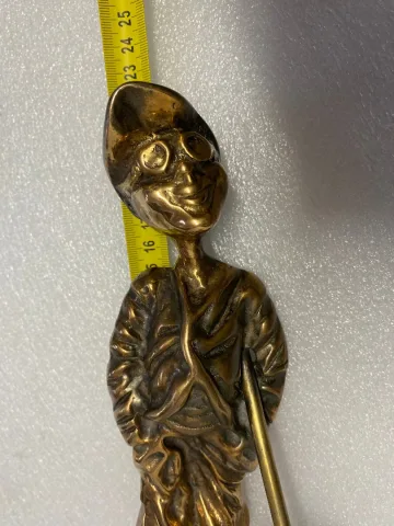 1970/80 ‘Le Fondeur’ En Bronze , Sculpture Signée LOHE