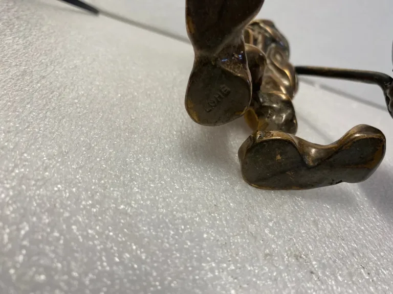 1970/80 ‘Le Fondeur’ In Bronze, Sculpture Signed LOHE