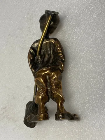 1970/80 ‘Le Fondeur’ En Bronze , Sculpture Signée LOHE