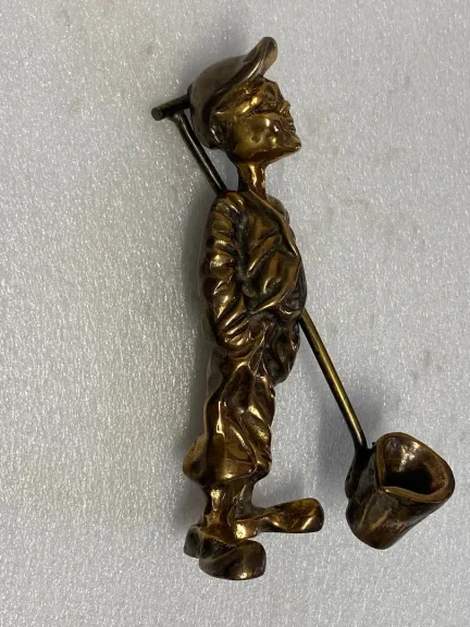 1970/80 ‘Le Fondeur’ In Bronze, Sculpture Signed LOHE