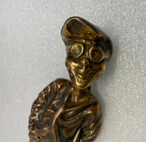 1970/80 ‘Le Fondeur’ En Bronze , Sculpture Signée LOHE