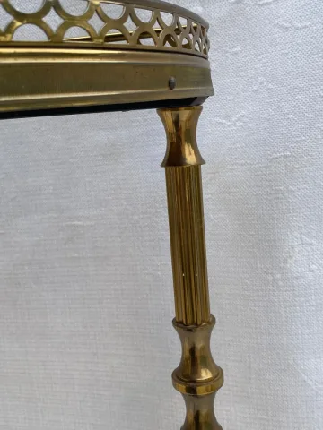 1970′ Console 1/2 Lune Bronze Doré Maison Jansen