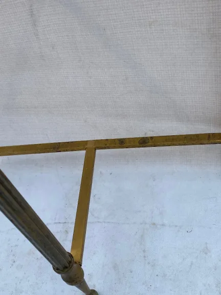 1970′ 1/2 Moon Console Gilt Bronze Maison Jansen