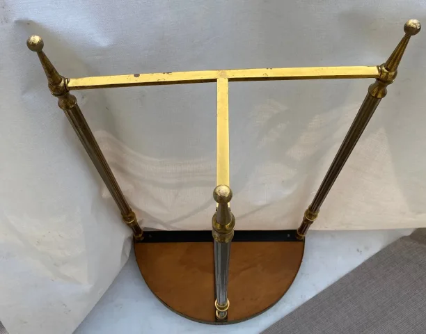 1970′ Console 1/2 Lune Bronze Doré Maison Jansen