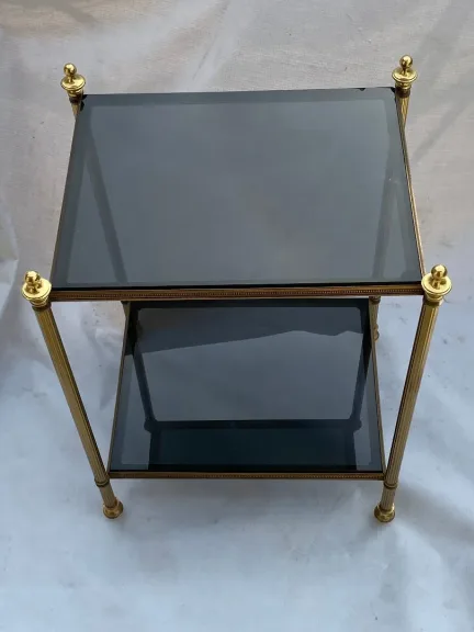 1970′ Bronze End of Sofa, Maison Baguès Style