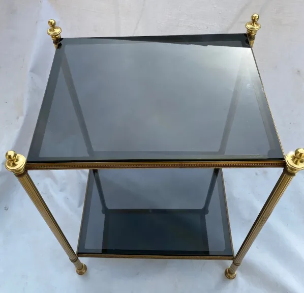 1970′ Bronze End of Sofa, Maison Baguès Style