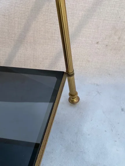 1970′ Bronze End of Sofa, Maison Baguès Style