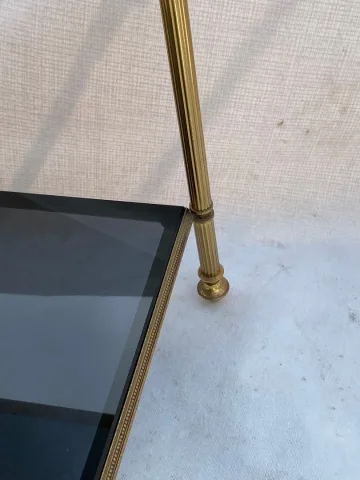 1970′ Bout de Canapé Bronze, Style Maison Baguès