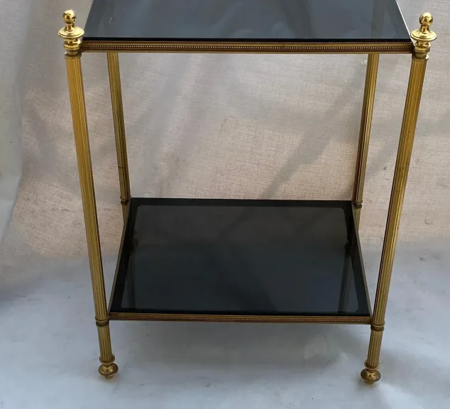 1970′ Bronze End of Sofa, Maison Baguès Style