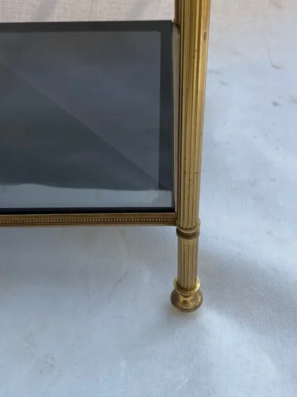1970′ Bronze End of Sofa, Maison Baguès Style