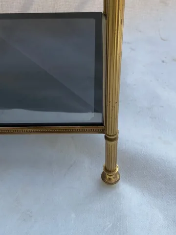 1970′ Bout de Canapé Bronze, Style Maison Baguès