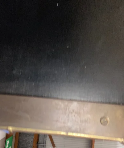 1970′ Table Basse Double Piétement Bronze Modèle Bambou Maison Baguès Laque De Chine