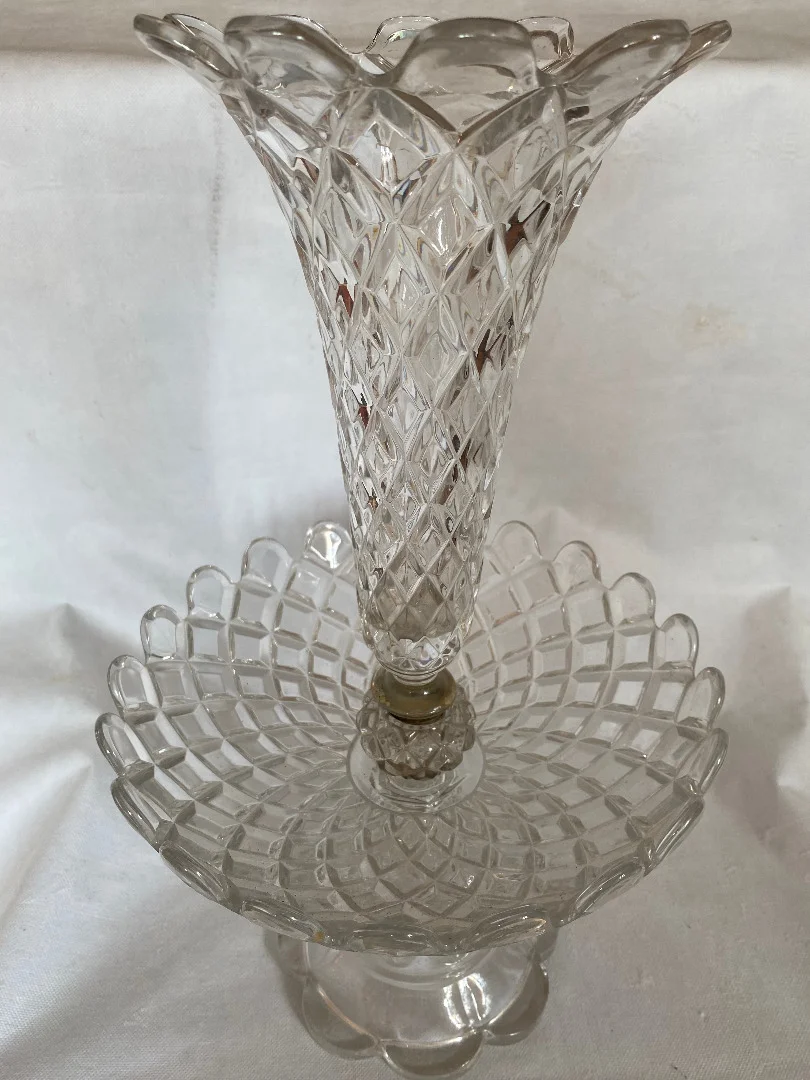 1950′ Baccarat Cup With Cornet Signed