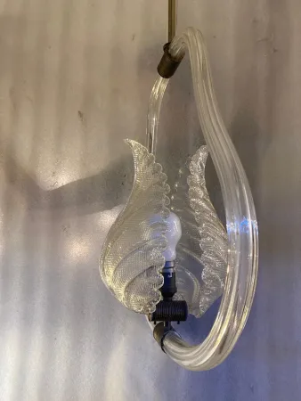 1950’Lustre Cage Barovier e Toso Feuillage
