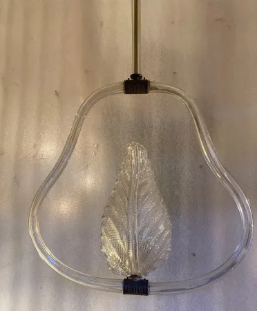 1950’Lustre Cage Barovier e Toso Feuillage