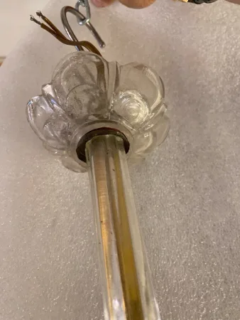 1950’Lustre Cage Barovier e Toso Feuillage