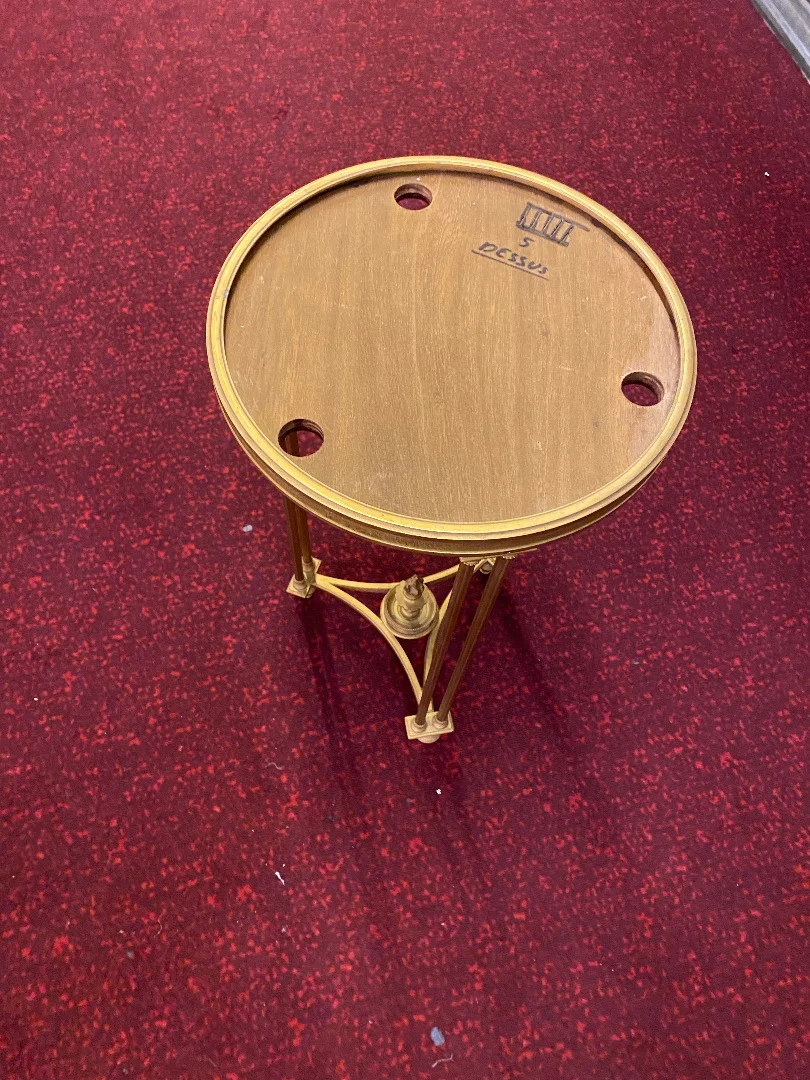1950/70 Pedestal Table Maison Jansen Or Maison Charles After The Model By Adam Weisweiler