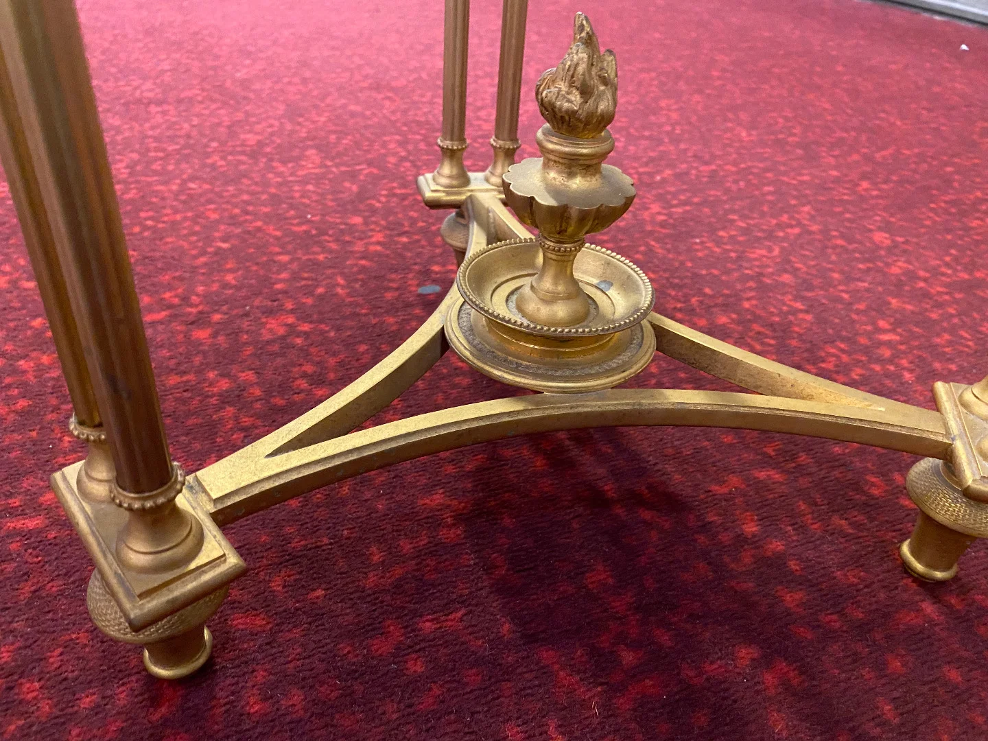 1950/70 Pedestal Table Maison Jansen Or Maison Charles After The Model By Adam Weisweiler