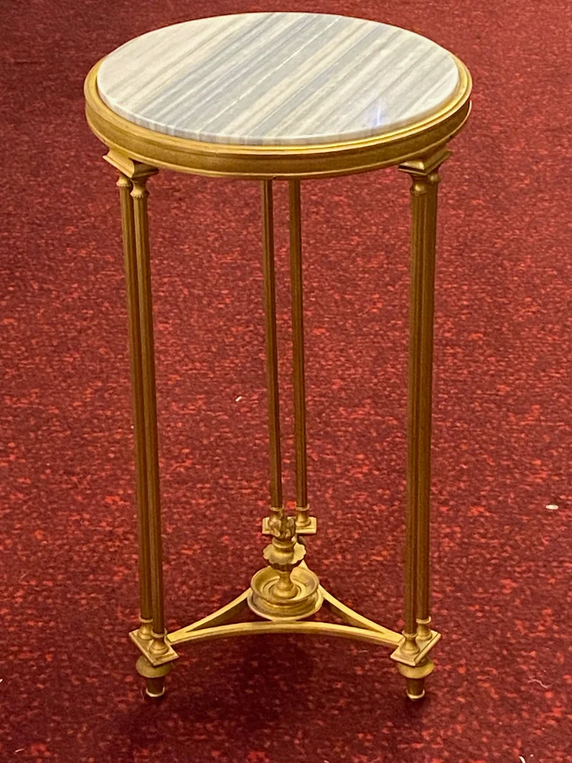 1950/70 Pedestal Table Maison Jansen Or Maison Charles After The Model By Adam Weisweiler