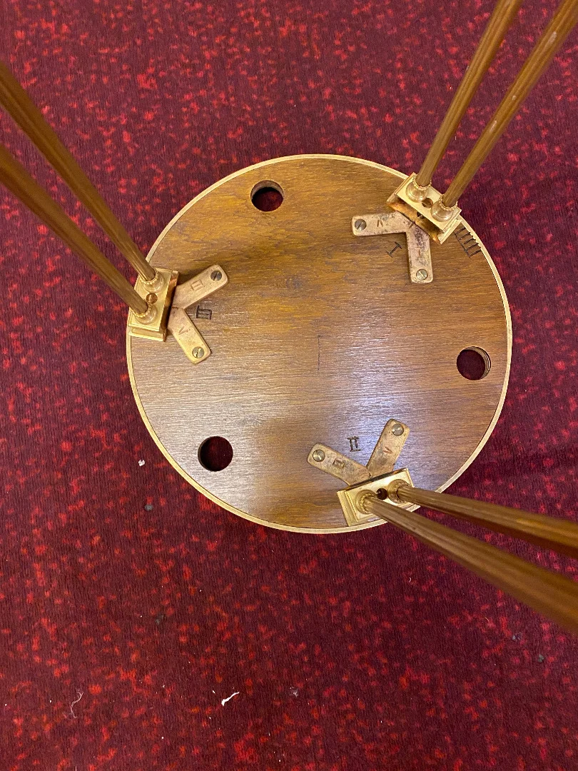 1950/70 Pedestal Table Maison Jansen Or Maison Charles After The Model By Adam Weisweiler