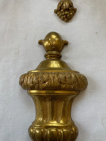 1970/80 Series Of 6 LXVI Style Gilt Bronze Sconces Signed Maison Baguès
