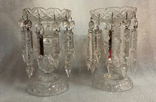 1940′ Paire de Porte Ananas Baccarat