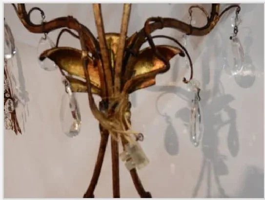 1970′ Pair of Marguerite Sconces Maison Baguès