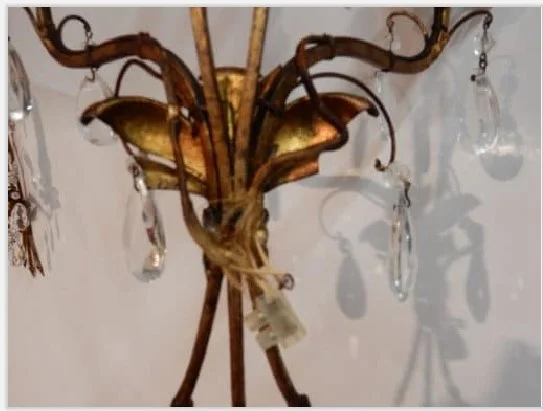 1970′ Paire d’Appliques à la Marguerite Maison Baguès