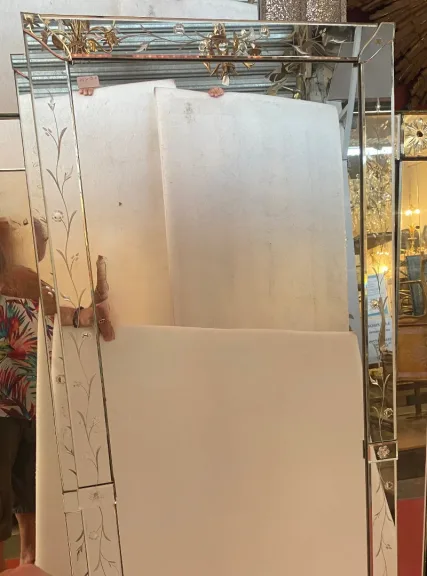 1960/70′ Venice Flower Mirror