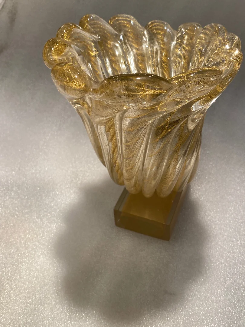 1970′ Cornucopia Crystal Murano Barovier Y Toso