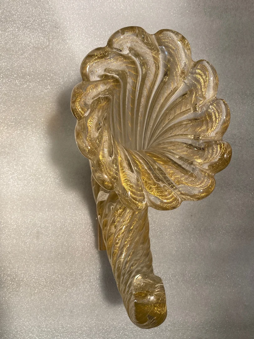 1970′ Cornucopia Crystal Murano Barovier Y Toso