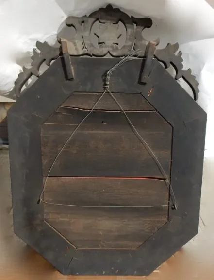 1880/1900 Louis XIV Style Mirror with 5-Pointed Star