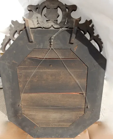 1880/1900 Louis XIV Style Mirror with 5-Pointed Star