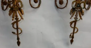 Appliques En Bronze Enfants Jouant Des 2 Trompettes Modèle de Jean HAURE