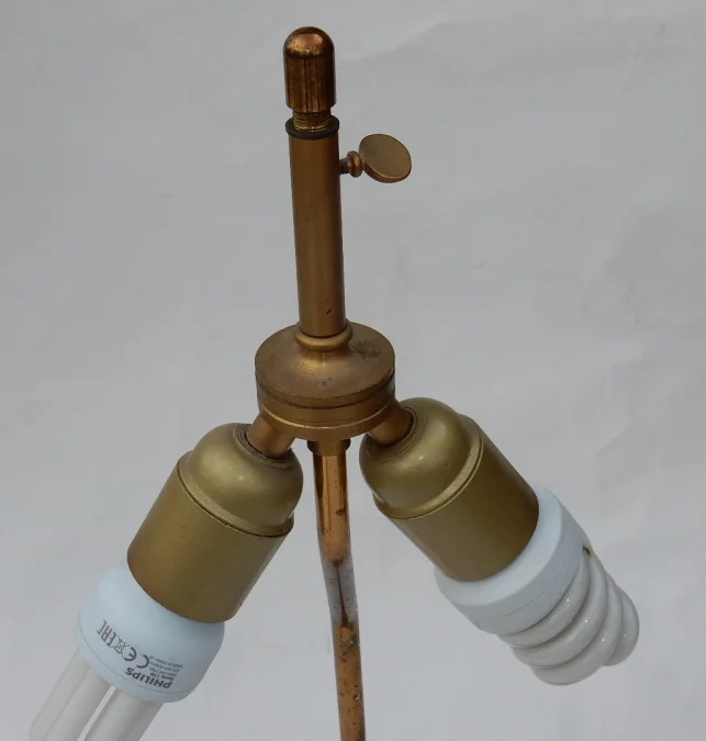 1990' Illuminating Horse's Head Wall Lamp in Gilt Bronze and Gypsum Duval Brasseur Style