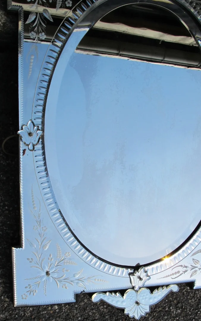 1950′ Miroir Vénitien Pareclose