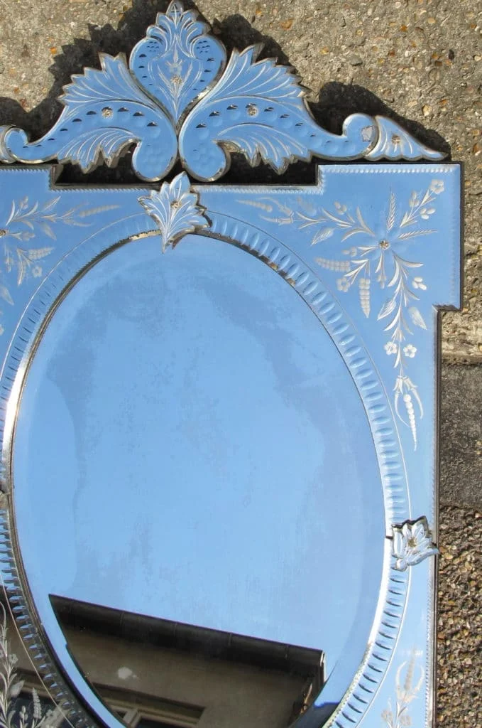 1950′ Miroir Vénitien Pareclose