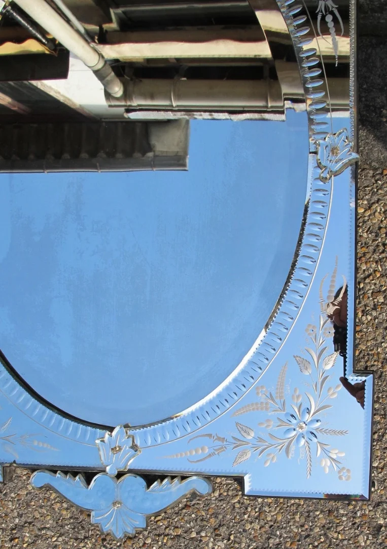 1950′ Miroir Vénitien Pareclose