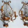 1970′ Paire d’Appliques aux Chinois Style Maison Baguès