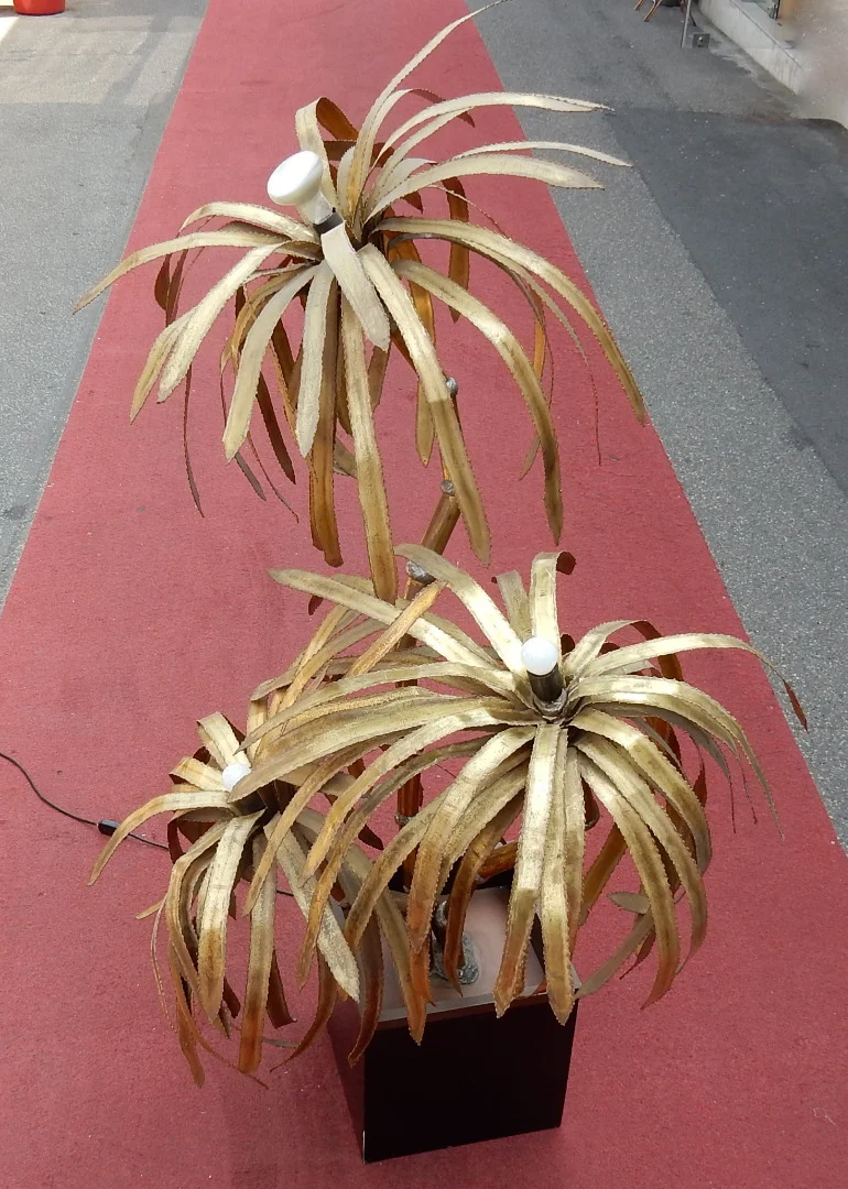 1970′ Palm Tree Floor Lamp Maison Jansen Paris