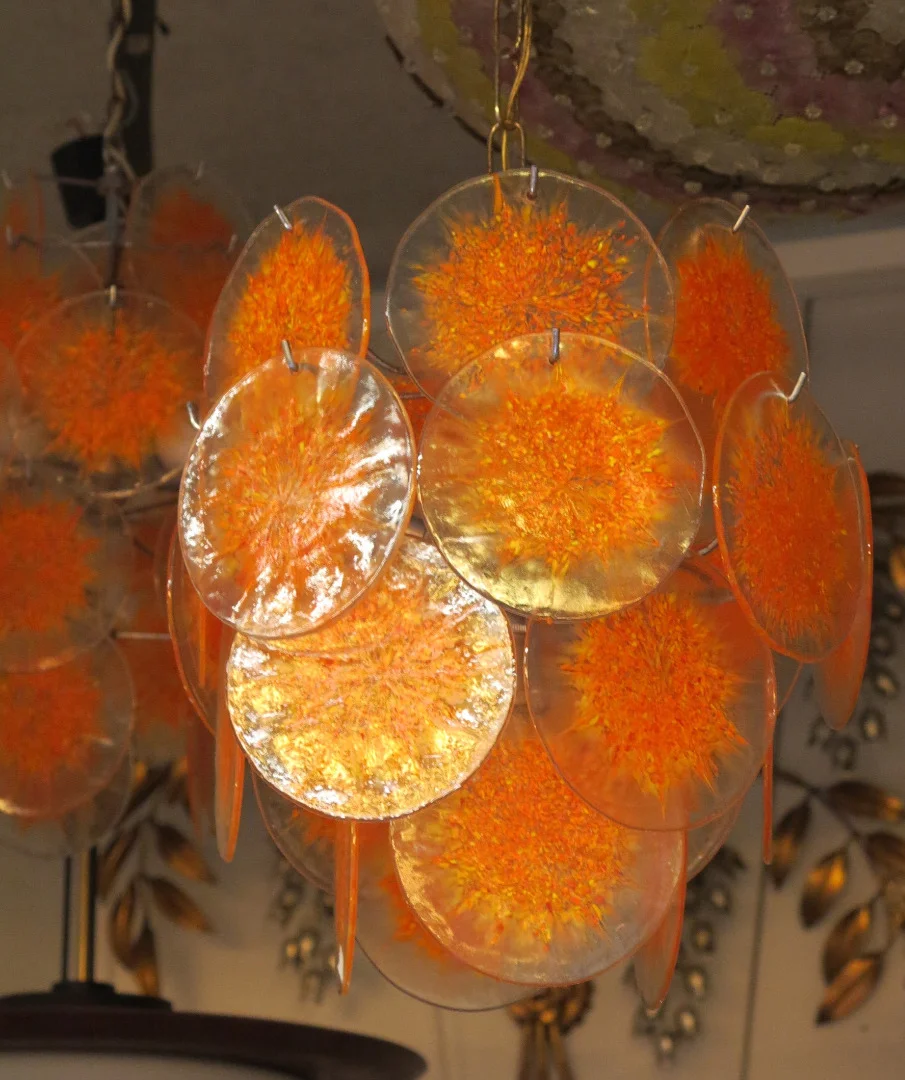 1970′ Venini Chandelier Style Vistosi 26 Pieces