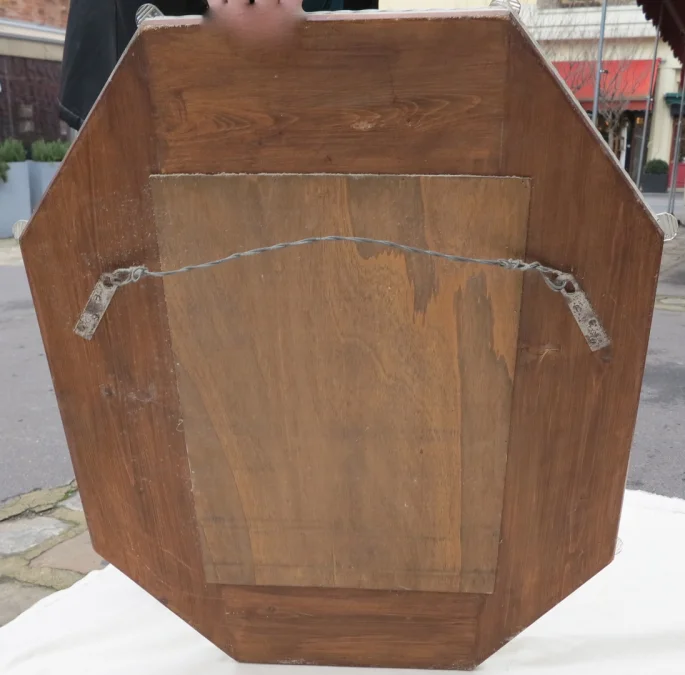 1950/70′ Miroir Style Véronèse Octogonal Parecloses